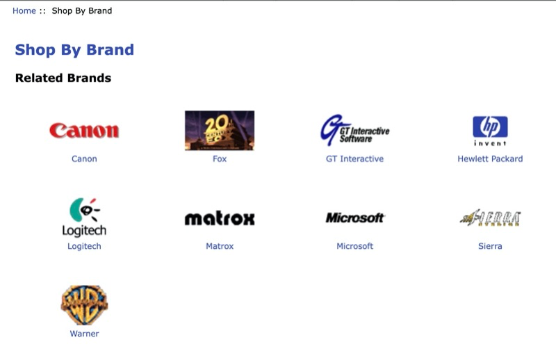 Brands Page