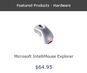 Mouse Subcategory Featured Product
